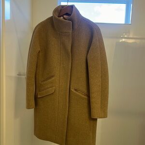 J. Crew Classic Tan Wool Coat